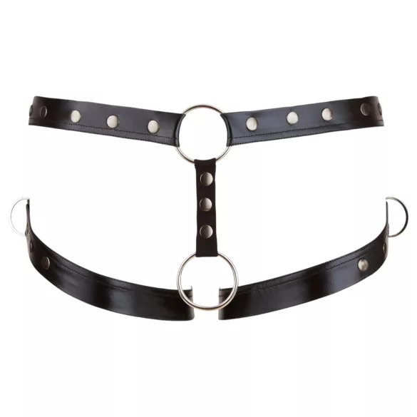 Svenjoyment - arnés con anillo para pene - negro - talla M/L