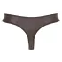 Svenjoyment - tanga hombre brillante con strass y cremallera - negro - M