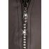 Svenjoyment - Tanga brillante para hombre con cremallera y strass (negro) - 2XL