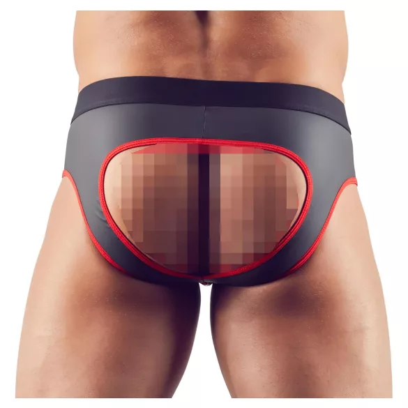 Svenjoyment - suspensorio abierto - hombre - negro - XL