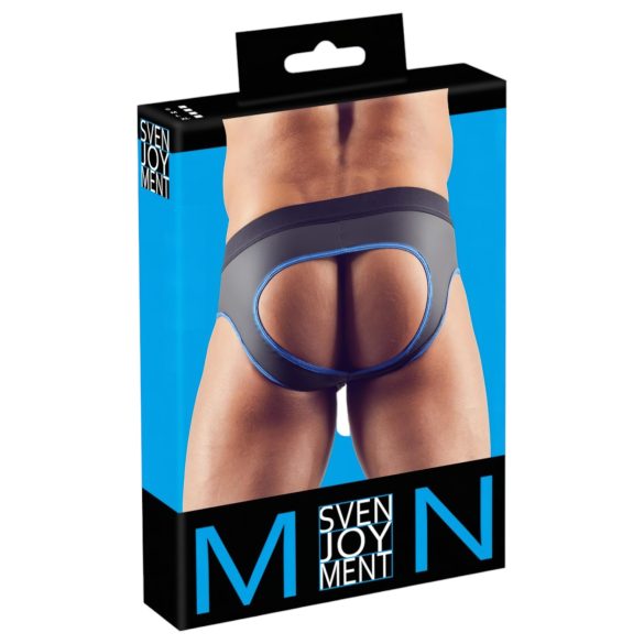 Svenjoyment - suspensorio abierto (negro-azul)