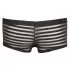Boxer transparente de rayas - negro - M