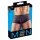 Boxer transparente de rayas - negro - XL