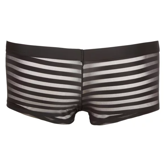 Boxer transparente de rayas - negro - XXL