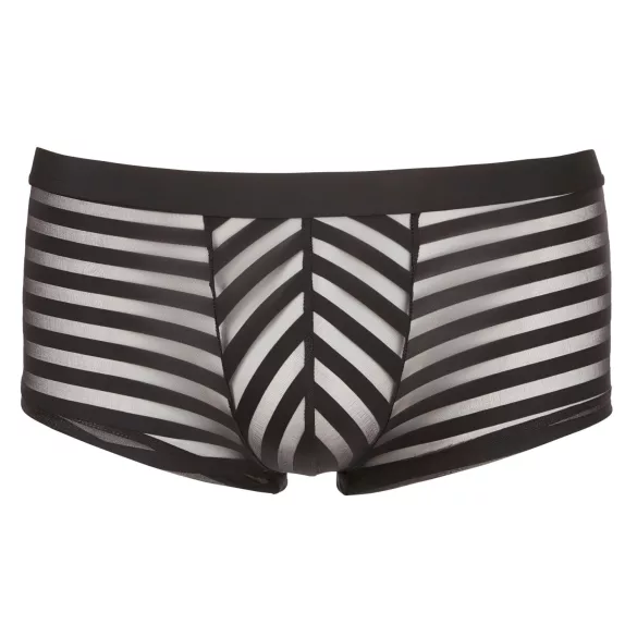Boxer transparente de rayas - negro - XXL