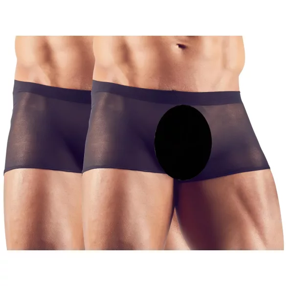 Svenjoyment - bóxer transparente - negro - set 2 piezas - S-L