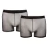 Svenjoyment - bóxer transparente - negro - set 2 piezas - S-L