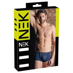 NEK - bóxer masculino - encaje y cordones - negro y azul