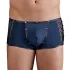 NEK - bóxer masculino - encaje y cordones - negro y azul - L