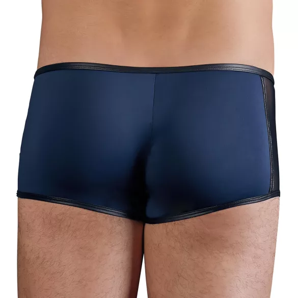 NEK - bóxer masculino - encaje y cordones - negro y azul - L