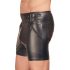 NEK - Pantalones cortos para hombre con cierre de metal (negro) - M