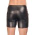 NEK - Pantalones cortos para hombre con cierre de metal (negro) - M
