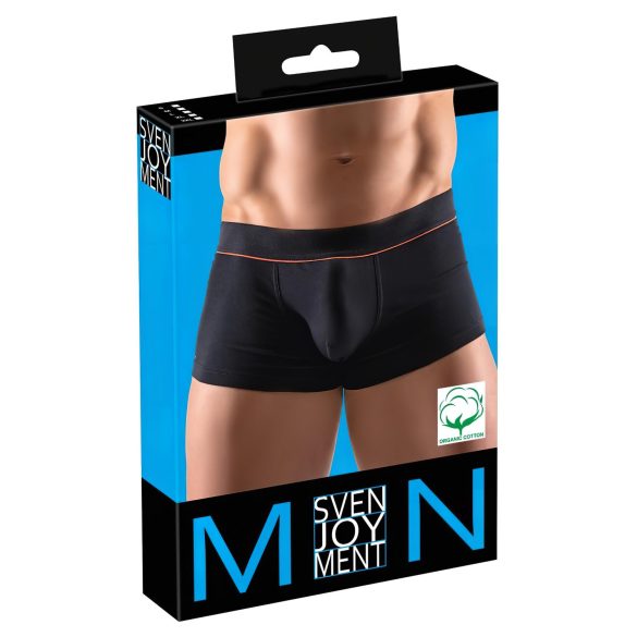 Svenjoyment - bóxer de algodón orgánico cómodo (negro) - 2XL