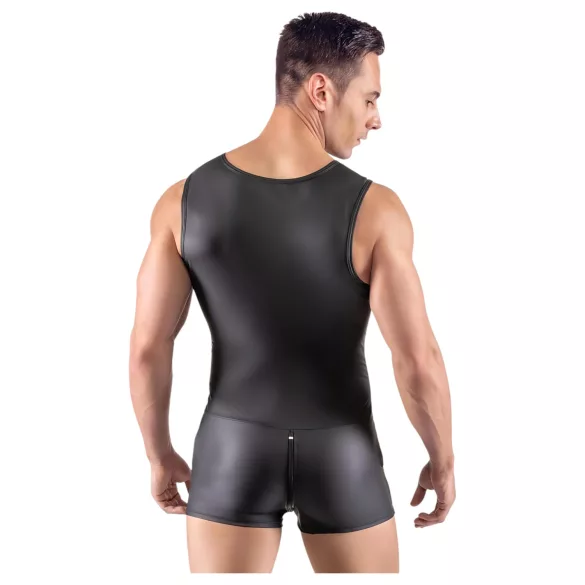 Svenjoyment - mono corto sin mangas para hombre (negro)