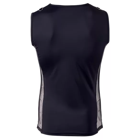 Svenjoyment - camiseta masculina con cordones - negro