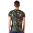 NEK - camiseta para hombre con patrón de camuflaje (verde-marrón)