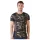 NEK - camiseta para hombre con patrón de camuflaje (verde-marrón) - 2XL