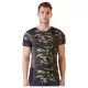 NEK - camiseta para hombre con patrón de camuflaje (verde-marrón) - 2XL