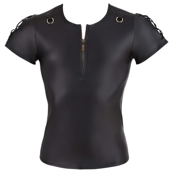 NEK - Camiseta masculina de manga corta efecto mate (negro)