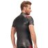 NEK - Sudadera negra para hombre con cremallera y detalles rojos - XL