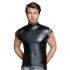 NEK - Camiseta para hombre con remaches y panel de red (negra) - M