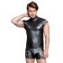 NEK - Camiseta para hombre con remaches y panel de red (negra) - M