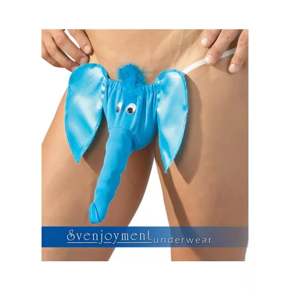 Svenjoyment - tanga de elefante azul (talla S-L)