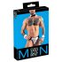 Svenjoyment - Conjunto de tanga de camarero para hombre (blanco y negro) - M