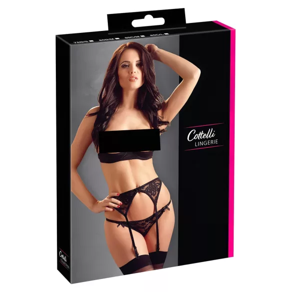 Cottelli - Juego erótico de trío - negro - 80C/M