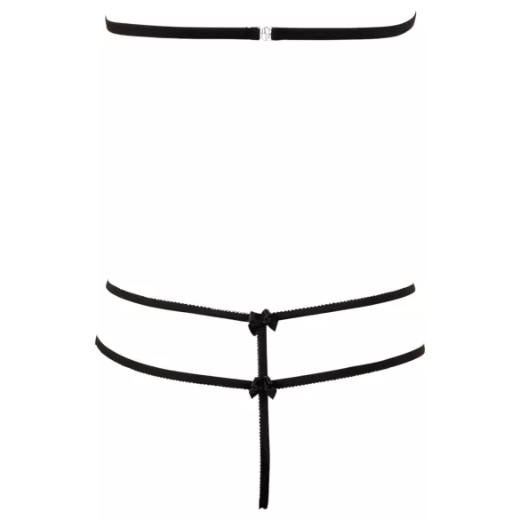 Cottelli - Conjunto lencería abierto - Encaje - Negro - XL
