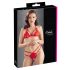 Cottelli - set de sujetador de encaje abierto (rojo) - XL
