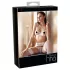Abierta Fina - conjunto de sujetadores sensuales - encaje negro - 80B/M