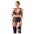 Cottelli Talla Grande - Conjunto de encaje (negro)