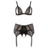 Cottelli Talla Grande - Conjunto de encaje (negro)