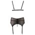 Cottelli Talla Grande - Conjunto de encaje (negro)