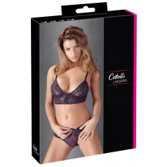Cottelli - Conjunto lencería floral de encaje - lila