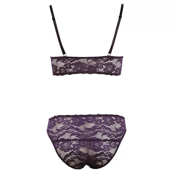 Cottelli - Conjunto lencería floral de encaje - lila