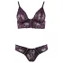 Cottelli - Conjunto lencería floral de encaje - lila - M
