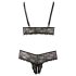 Cottelli Talla Grande - conjunto de encaje (negro) - XXL