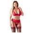 Cottelli Plus Size - conjunto de lencería adaptable - rojo - 90E/XL