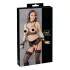 Cottelli Bondage - conjunto lencería erótica de encaje - 5 piezas - L