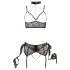 Cottelli Bondage - conjunto lencería erótica de encaje - 5 piezas - L
