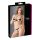 Cottelli - set de sujetador bordado brillante (negro) - L