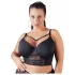 Cottelli Tallas Grandes - sujetador con encajes y tirantes (negro) - 85E