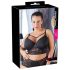 Cottelli Tallas Grandes - Sujetador de Encaje con Tiras (Negro) - 95F