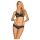 Conjunto de encaje rosado Obsessive 860-SET-1 (negro)
