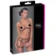 Cottelli - arnés corporal decorativo con cadenas - 2 piezas - negro