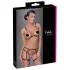 Cottelli - arnés corporal decorativo con cadenas - 2 piezas - negro - L