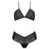 Set de bikini Passion Eco Kerria de encaje (negro)