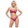 Cottelli Party - Conjunto de sujetador brillante (rojo)